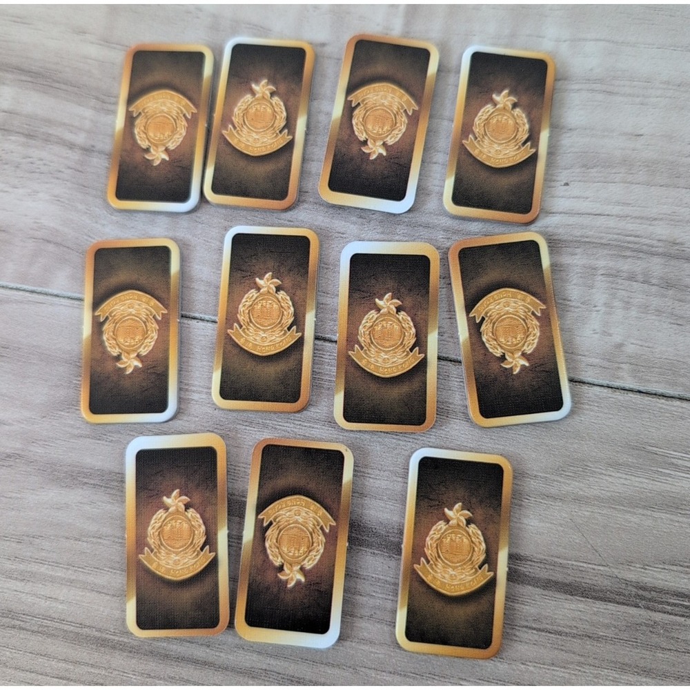 Deception: Murder in Hong Kong Board Game ( Badge Tokens X 11 ) ONLY